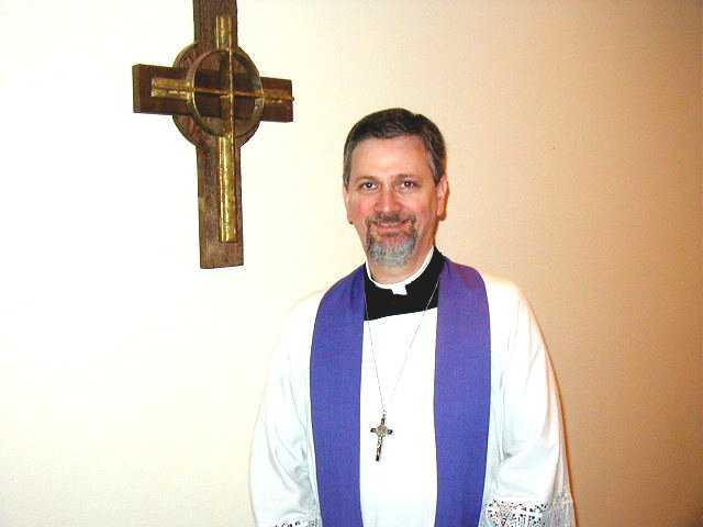 Fr Mark in Bell Tower Chapel